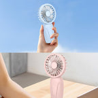 Ventilateur portatif Mini USB Rechargeable ventilateurs silencieux Table maquillage cils refroidisseur enfants en plein Air bureau voyage refroidisseur d'air ventilateur - FATAONVentilateur portatif Mini USB Rechargeable ventilateurs silencieux Table maquillage cils refroidisseur enfants en plein Air bureau voyage refroidisseur d'air ventilateurTechnologie IntelligenteFATAON