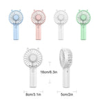 Ventilateur portatif Mini USB Rechargeable ventilateurs silencieux Table maquillage cils refroidisseur enfants en plein Air bureau voyage refroidisseur d'air ventilateur - FATAONVentilateur portatif Mini USB Rechargeable ventilateurs silencieux Table maquillage cils refroidisseur enfants en plein Air bureau voyage refroidisseur d'air ventilateurTechnologie IntelligenteFATAON