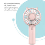 Ventilateur portatif Mini USB Rechargeable ventilateurs silencieux Table maquillage cils refroidisseur enfants en plein Air bureau voyage refroidisseur d'air ventilateur - FATAONVentilateur portatif Mini USB Rechargeable ventilateurs silencieux Table maquillage cils refroidisseur enfants en plein Air bureau voyage refroidisseur d'air ventilateurTechnologie IntelligenteFATAON