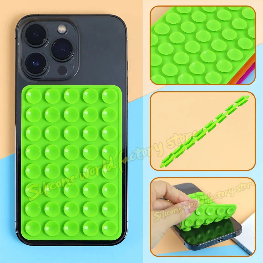 Ventouse Double face en Silicone pour téléphone portable, ventouse fixe, support mural carré antidérapant, autocollant arrière - FATAONVentouse Double face en Silicone pour téléphone portable, ventouse fixe, support mural carré antidérapant, autocollant arrièreTechnologie IntelligenteFATAON