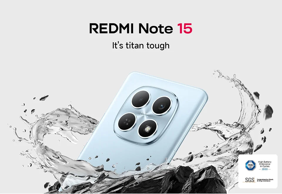 Version Globale Xiaomi Redmi Note 15 4G Smartphone 128 Go / 256 Go ROM Appareil Photo 108 MP Écran AMOLED 6,77 pouces MTK Helio G100-Ultra 33W 6000 mAh - FATAONVersion Globale Xiaomi Redmi Note 15 4G Smartphone 128 Go / 256 Go ROM Appareil Photo 108 MP Écran AMOLED 6,77 pouces MTK Helio G100-Ultra 33W 6000 mAhProductivité & OrganisationFATAON