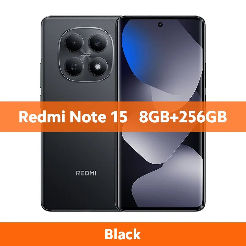 Version Globale Xiaomi Redmi Note 15 4G Smartphone 128 Go / 256 Go ROM Appareil Photo 108 MP Écran AMOLED 6,77 pouces MTK Helio G100-Ultra 33W 6000 mAh - FATAONVersion Globale Xiaomi Redmi Note 15 4G Smartphone 128 Go / 256 Go ROM Appareil Photo 108 MP Écran AMOLED 6,77 pouces MTK Helio G100-Ultra 33W 6000 mAhProductivité & OrganisationFATAON