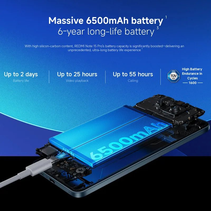 Version Globale Xiaomi Redmi Note 15 Pro 4G Smartphone Écran AMOLED 6,77 pouces Batterie 45W 6500mAh Appareil Photo 200MP MTK Helio G200-Ultra - FATAONVersion Globale Xiaomi Redmi Note 15 Pro 4G Smartphone Écran AMOLED 6,77 pouces Batterie 45W 6500mAh Appareil Photo 200MP MTK Helio G200-UltraProductivité & OrganisationFATAON