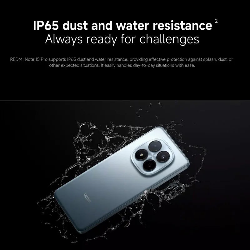Version Globale Xiaomi Redmi Note 15 Pro 4G Smartphone Écran AMOLED 6,77 pouces Batterie 45W 6500mAh Appareil Photo 200MP MTK Helio G200-Ultra - FATAONVersion Globale Xiaomi Redmi Note 15 Pro 4G Smartphone Écran AMOLED 6,77 pouces Batterie 45W 6500mAh Appareil Photo 200MP MTK Helio G200-UltraProductivité & OrganisationFATAON