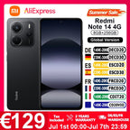 Version mondiale Xiaomi Redmi Note 14 4G NFC Smartphone MediaTek Helio G99-Ultra 108MP AI caméra 6.67 "120Hz affichage 5500mAh - FATAONVersion mondiale Xiaomi Redmi Note 14 4G NFC Smartphone MediaTek Helio G99-Ultra 108MP AI caméra 6.67 "120Hz affichage 5500mAhProductivité & OrganisationFATAON