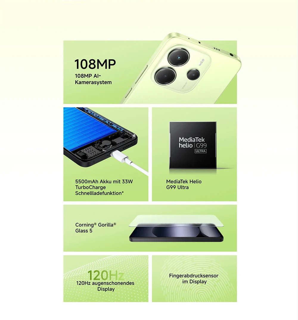 Version mondiale Xiaomi Redmi Note 14 4G NFC Smartphone MediaTek Helio G99-Ultra 108MP AI caméra 6.67 "120Hz affichage 5500mAh - FATAONVersion mondiale Xiaomi Redmi Note 14 4G NFC Smartphone MediaTek Helio G99-Ultra 108MP AI caméra 6.67 "120Hz affichage 5500mAhProductivité & OrganisationFATAON