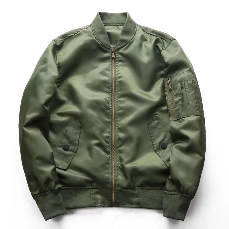 Veste bombardier pour hommes, nouvelle collection printemps-automne 2026, vestes de Baseball pour hommes, vêtements d'extérieur pour pilotes, manteau vert armée, fermeture éclair, uniforme tactique pour hommes - FATAONVeste bombardier pour hommes, nouvelle collection printemps-automne 2026, vestes de Baseball pour hommes, vêtements d'extérieur pour pilotes, manteau vert armée, fermeture éclair, uniforme tactique pour hommesMode HommeFATAON