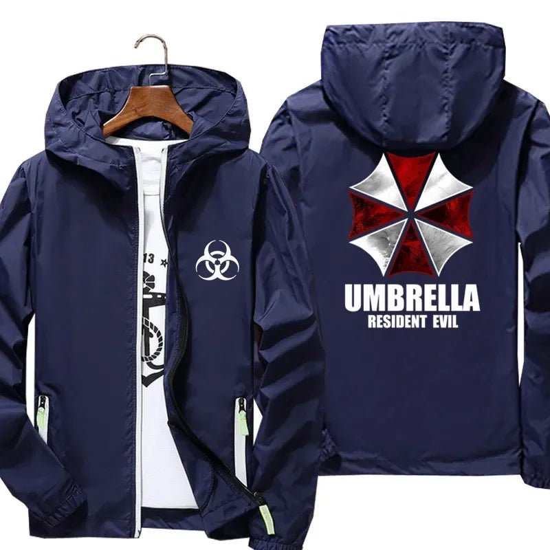 Veste fine réfléchissante de film pour hommes, coupe-vent à capuche, veste de sport de pilote, veste de pilote de vélo de plage - FATAONVeste fine réfléchissante de film pour hommes, coupe-vent à capuche, veste de sport de pilote, veste de pilote de vélo de plageMode HommeFATAON