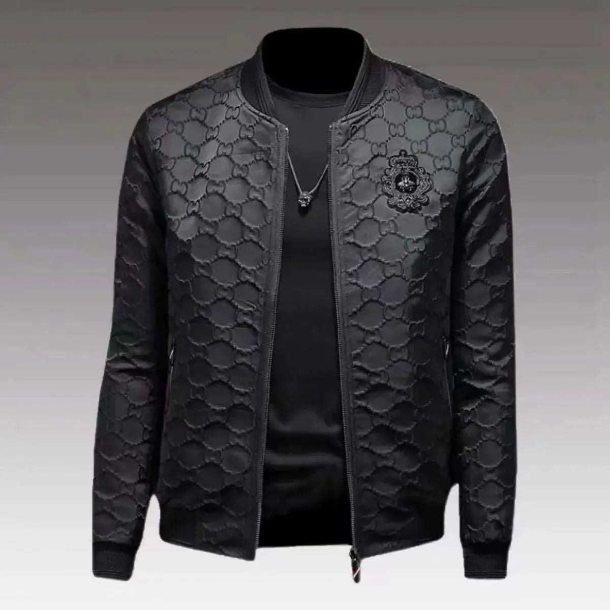 Veste pour hommes printemps/automne nouvelle marque à la mode à la mode coupe ajustée Style mince Badge à la mode brodé veste de Baseball décontracté - FATAONVeste pour hommes printemps/automne nouvelle marque à la mode à la mode coupe ajustée Style mince Badge à la mode brodé veste de Baseball décontractéMode HommeFATAON