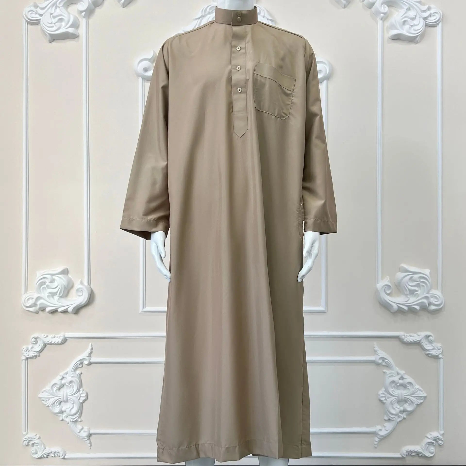 Vêtements modestes pour hommes musulmans : Jalabiya blanche, Thobe, Kurta arabe, Pyjama, Kaftan de Dubaï, Abaya, Jubba, Daffah, Dishdasha, Robe de prière - FATAONVêtements modestes pour hommes musulmans : Jalabiya blanche, Thobe, Kurta arabe, Pyjama, Kaftan de Dubaï, Abaya, Jubba, Daffah, Dishdasha, Robe de prièreMode HommeFATAON