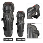 Accessoires de moto, équipement de protection d'équitation, 4 pièces/ensemble, genouillères et coudières, protections de patinage pour Motocross