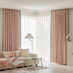 Window Curtain Floral Printed Living Room Curtain French Style Blackout Bedroom Curtains - FATAONWindow Curtain Floral Printed Living Room Curtain French Style Blackout Bedroom CurtainsSolutions MaisonFATAON