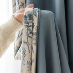 Window Curtain Floral Printed Living Room Curtain French Style Blackout Bedroom Curtains - FATAONWindow Curtain Floral Printed Living Room Curtain French Style Blackout Bedroom CurtainsSolutions MaisonFATAON