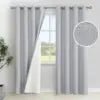 Winter Thermal Insulated Blackout Curtains for Bedroom & Living Room Full-Window Grommets Drapes in Black Blackout Room - FATAONWinter Thermal Insulated Blackout Curtains for Bedroom & Living Room Full-Window Grommets Drapes in Black Blackout RoomSolutions MaisonFATAON