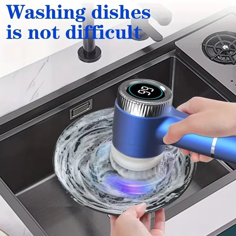 Wireless Electric Cleaning Brush Powerful IPX7 Waterproof USB Rechargeable Automatic Handheld Cleaner Multi Function Household - Fix & GoWireless Electric Cleaning Brush Powerful IPX7 Waterproof USB Rechargeable Automatic Handheld Cleaner Multi Function HouseholdFix & Go