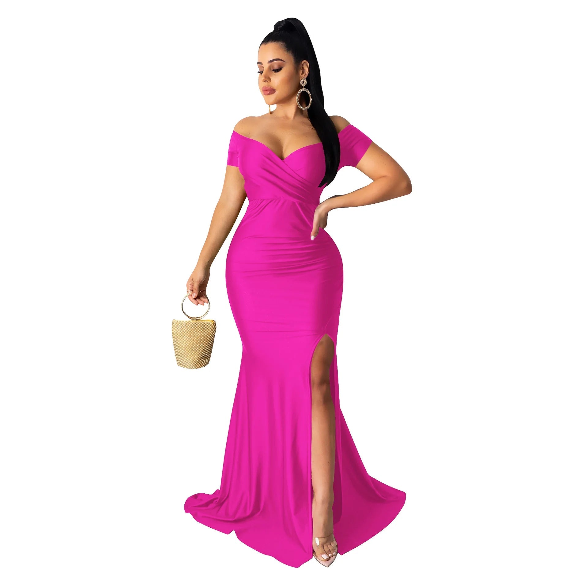 Women Evening Dresses 2026 High Split Long Dresses Women Party Dress for Girl - FATAONWomen Evening Dresses 2026 High Split Long Dresses Women Party Dress for GirlMode FemmeFATAON