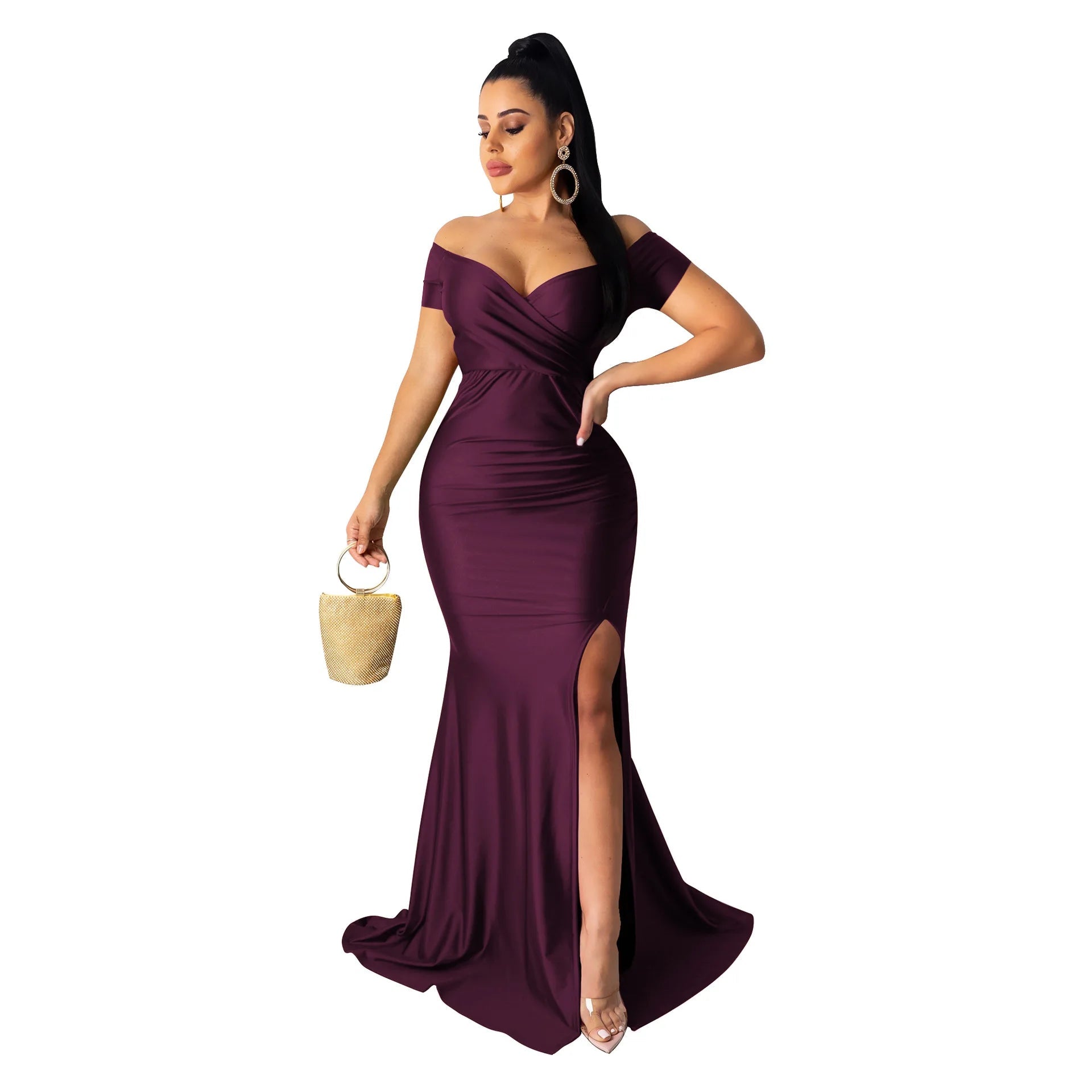 Women Evening Dresses 2026 High Split Long Dresses Women Party Dress for Girl - FATAONWomen Evening Dresses 2026 High Split Long Dresses Women Party Dress for GirlMode FemmeFATAON