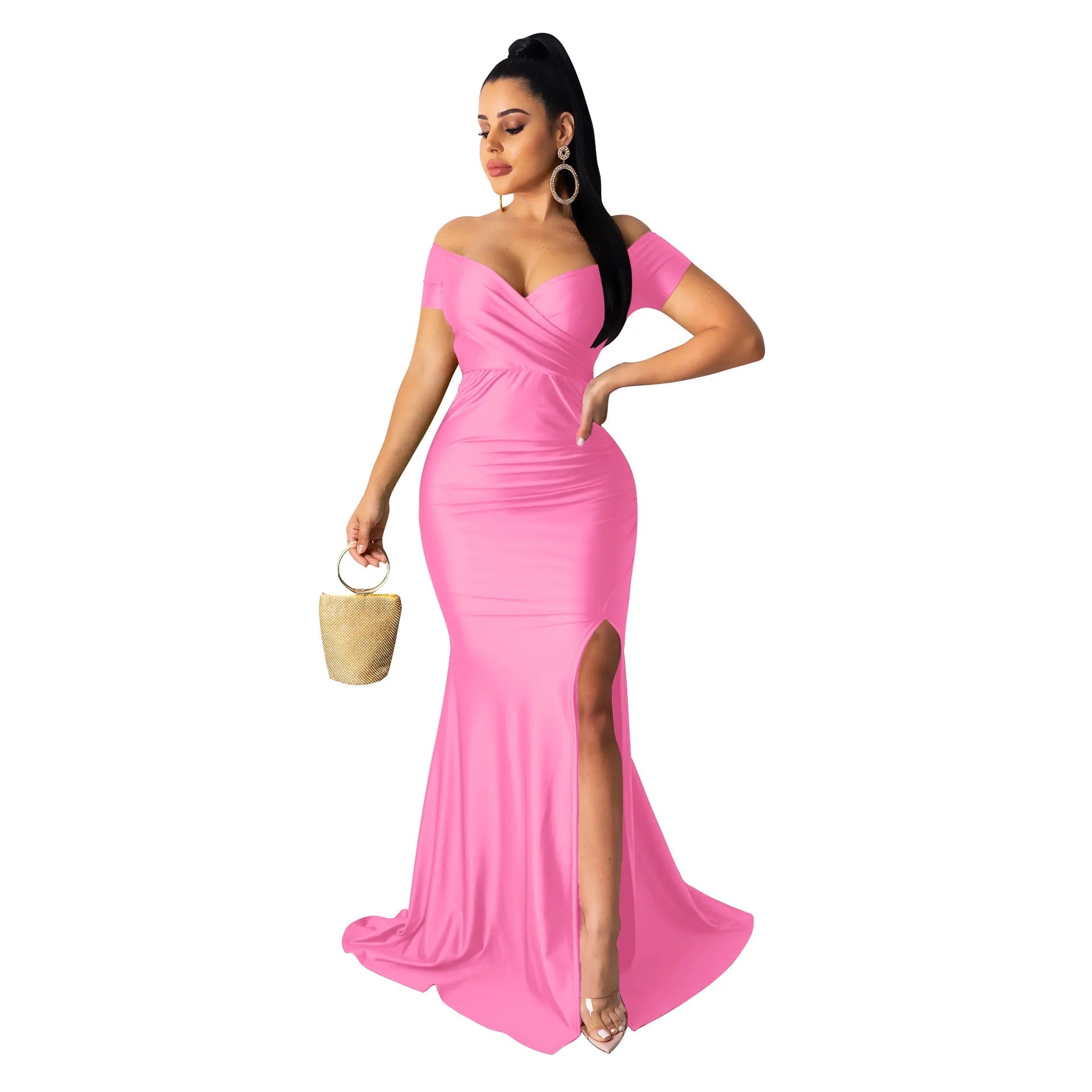 Women Evening Dresses 2026 High Split Long Dresses Women Party Dress for Girl - FATAONWomen Evening Dresses 2026 High Split Long Dresses Women Party Dress for GirlMode FemmeFATAON