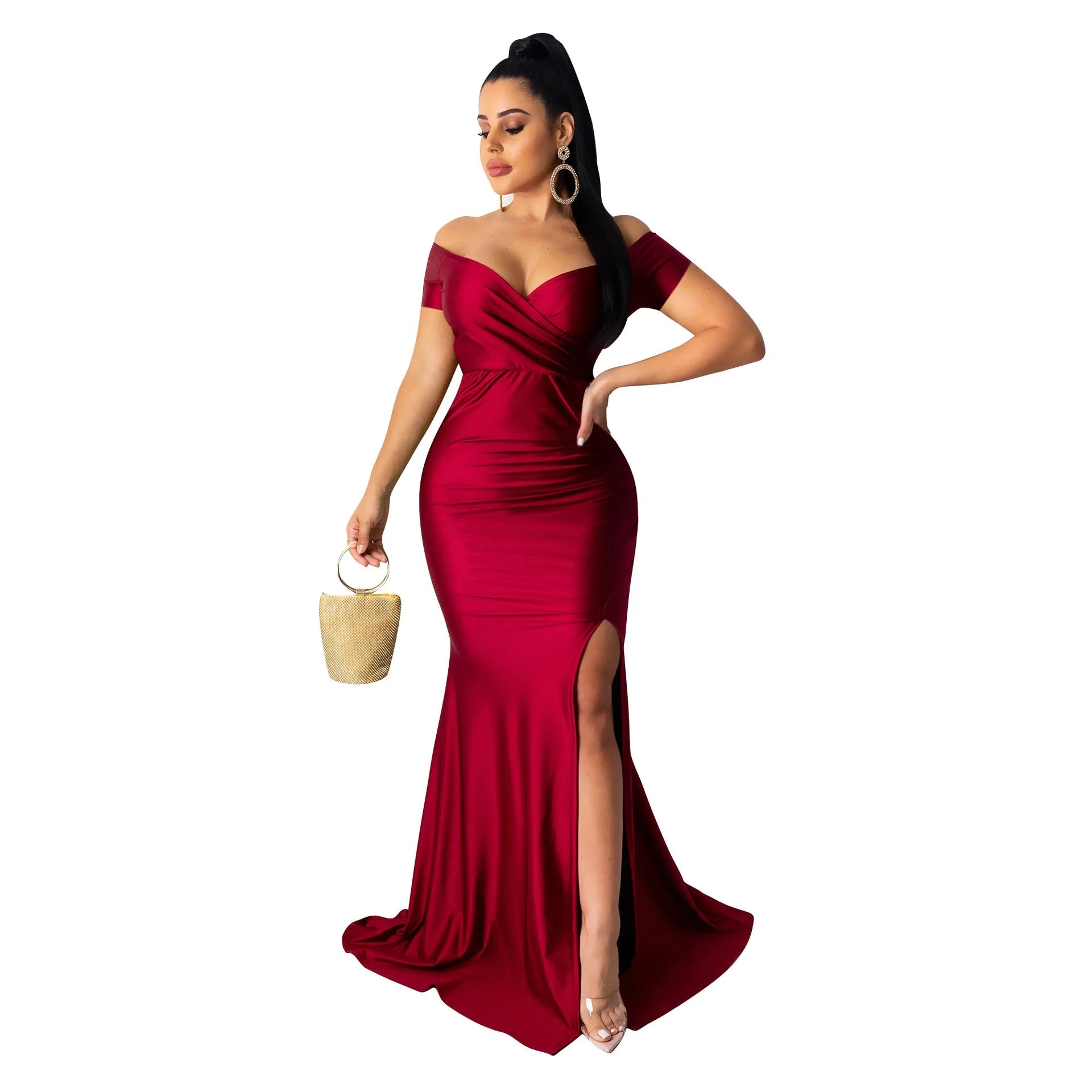 Women Evening Dresses 2026 High Split Long Dresses Women Party Dress for Girl - FATAONWomen Evening Dresses 2026 High Split Long Dresses Women Party Dress for GirlMode FemmeFATAON