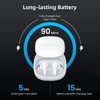 Wooask M3 Translator Earbuds,Two-Way Real Time Translator Headphones,Voice Translator Device,144 Languages with 11 Offline Packs - FATAONWooask M3 Translator Earbuds,Two-Way Real Time Translator Headphones,Voice Translator Device,144 Languages with 11 Offline PacksTechnologie IntelligenteFATAON
