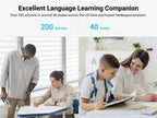 Wooask M3 Translator Earbuds,Two-Way Real Time Translator Headphones,Voice Translator Device,144 Languages with 11 Offline Packs - FATAONWooask M3 Translator Earbuds,Two-Way Real Time Translator Headphones,Voice Translator Device,144 Languages with 11 Offline PacksTechnologie IntelligenteFATAON