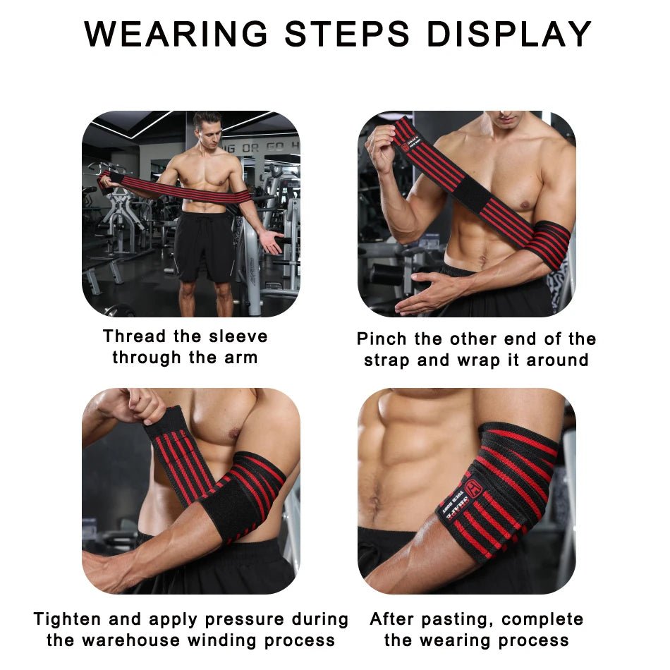 WOSWEIR-Elbow Pad Protection, Professional Gym Fitness Equipment, Weightlifting Men's Elastic Pressurized Brace, Elbow Support - FATAONWOSWEIR-Elbow Pad Protection, Professional Gym Fitness Equipment, Weightlifting Men's Elastic Pressurized Brace, Elbow SupportFitness & SportFATAON