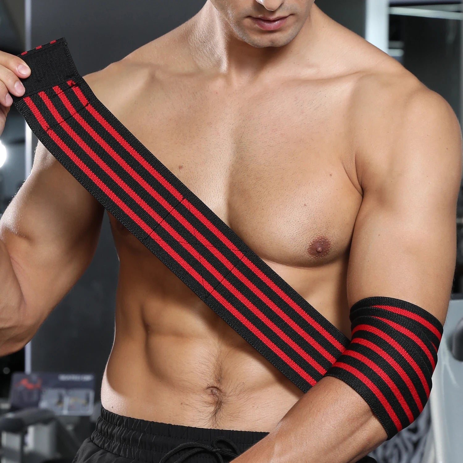 WOSWEIR-Elbow Pad Protection, Professional Gym Fitness Equipment, Weightlifting Men's Elastic Pressurized Brace, Elbow Support - FATAONWOSWEIR-Elbow Pad Protection, Professional Gym Fitness Equipment, Weightlifting Men's Elastic Pressurized Brace, Elbow SupportFitness & SportFATAON
