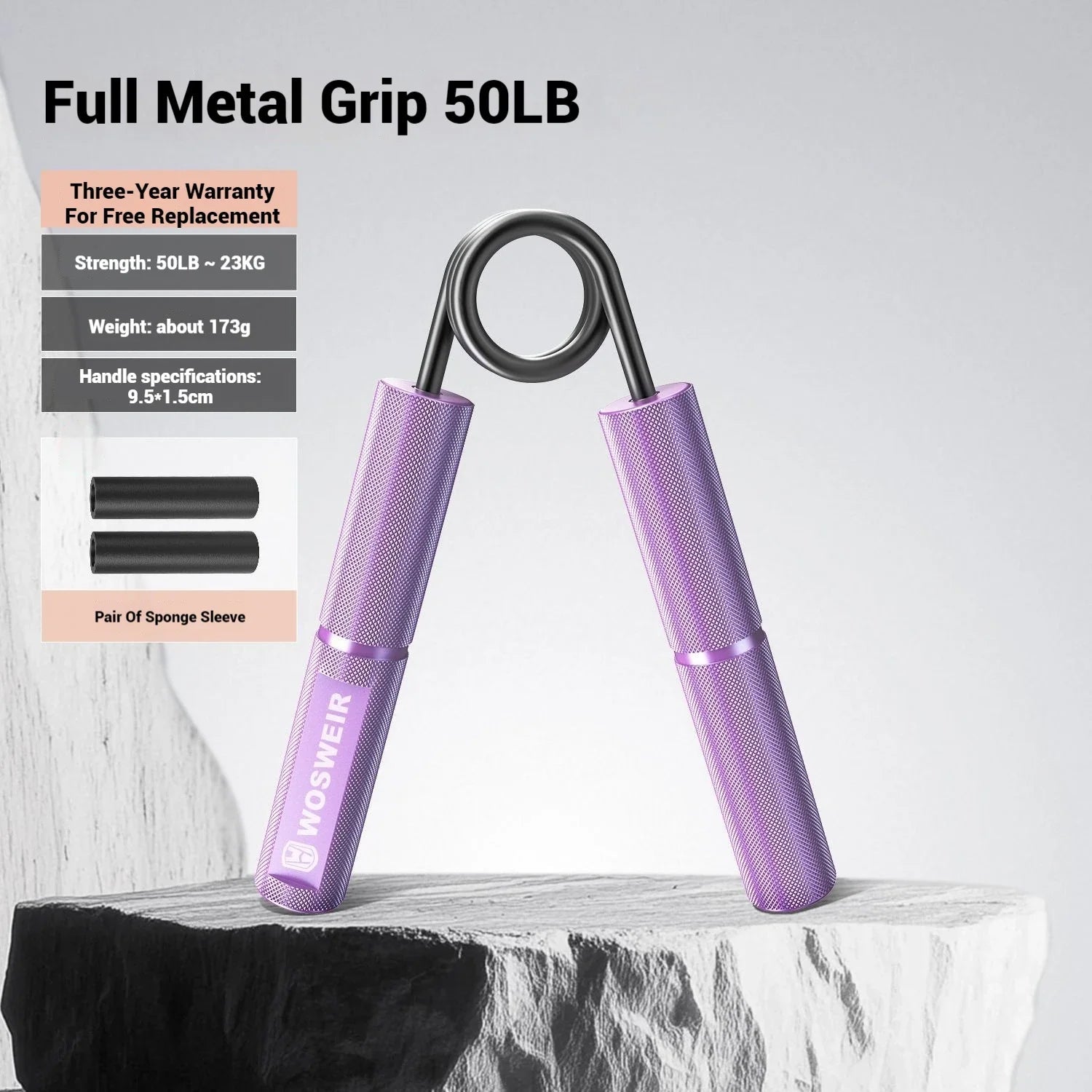 WOSWEIR Entraînneur Force Grip Portable — Rééducation, Anti-Stress & Home Gym - FATAONWOSWEIR Entraînneur Force Grip Portable — Rééducation, Anti-Stress & Home GymFitness & SportFATAON