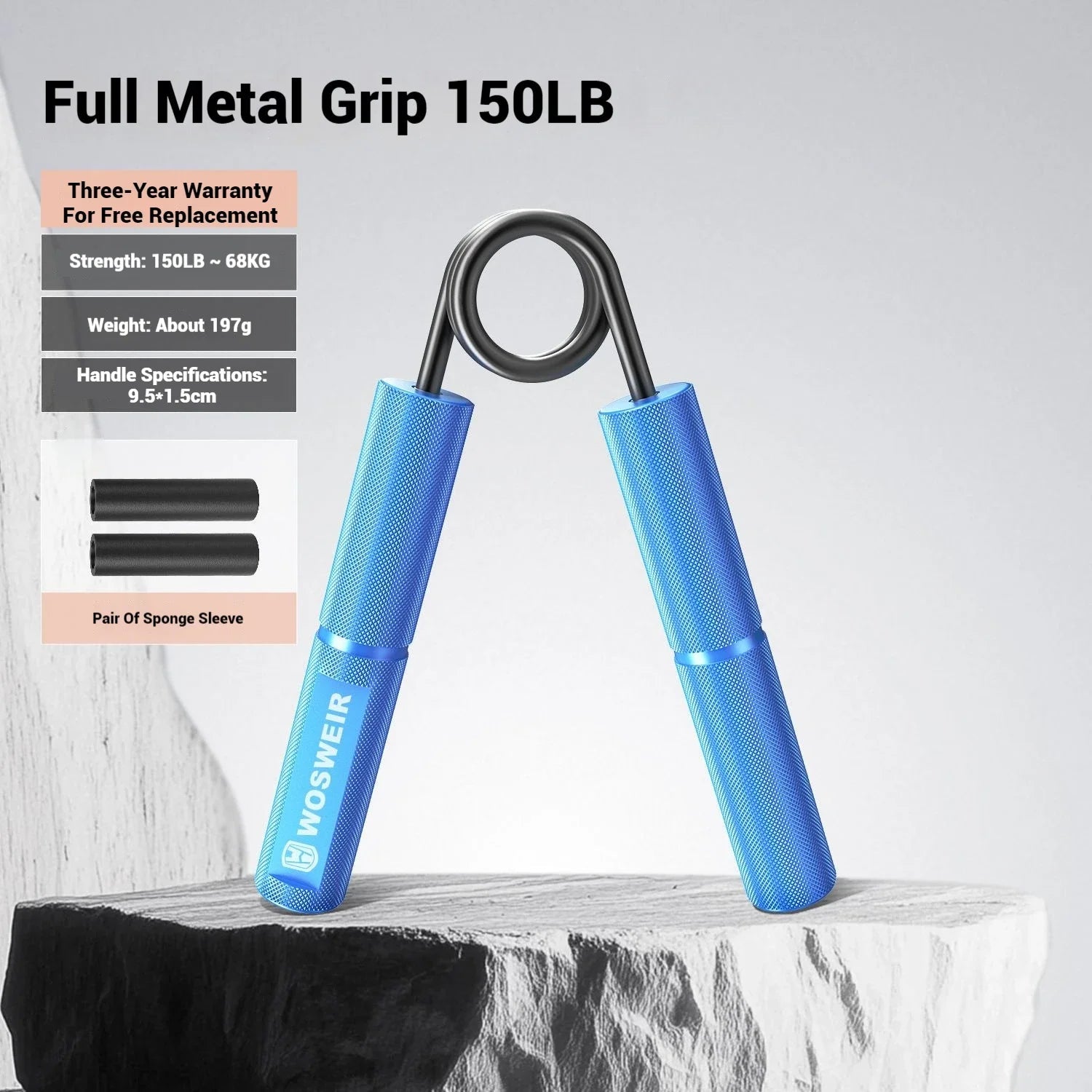 WOSWEIR Entraînneur Force Grip Portable — Rééducation, Anti-Stress & Home Gym - FATAONWOSWEIR Entraînneur Force Grip Portable — Rééducation, Anti-Stress & Home GymFitness & SportFATAON