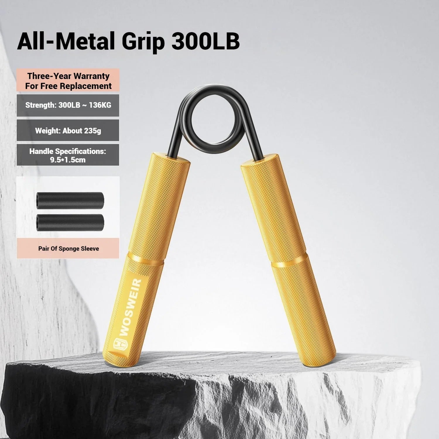 WOSWEIR Entraînneur Force Grip Portable — Rééducation, Anti-Stress & Home Gym - FATAONWOSWEIR Entraînneur Force Grip Portable — Rééducation, Anti-Stress & Home GymFitness & SportFATAON