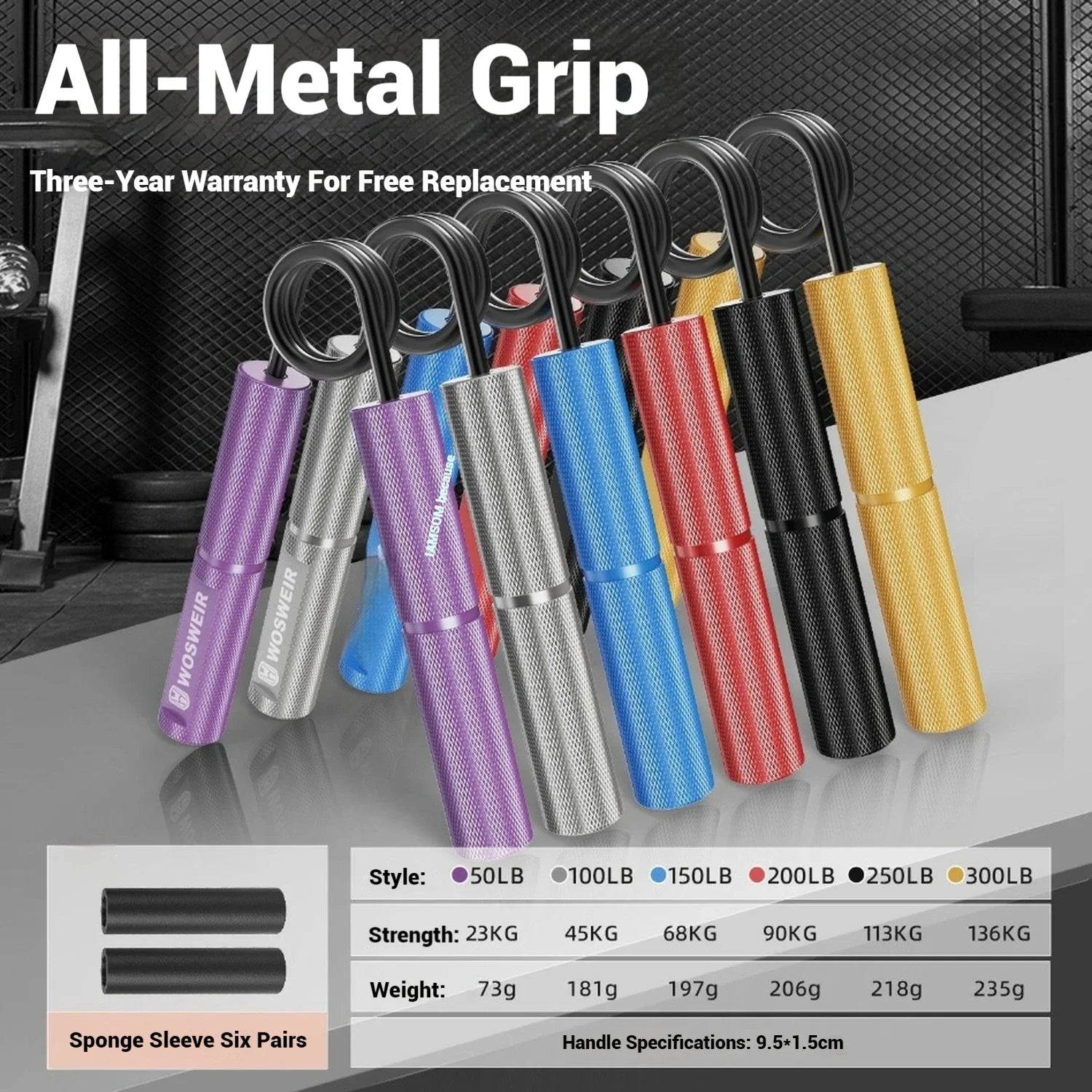 WOSWEIR Entraînneur Force Grip Portable — Rééducation, Anti-Stress & Home Gym - FATAONWOSWEIR Entraînneur Force Grip Portable — Rééducation, Anti-Stress & Home GymFitness & SportFATAON