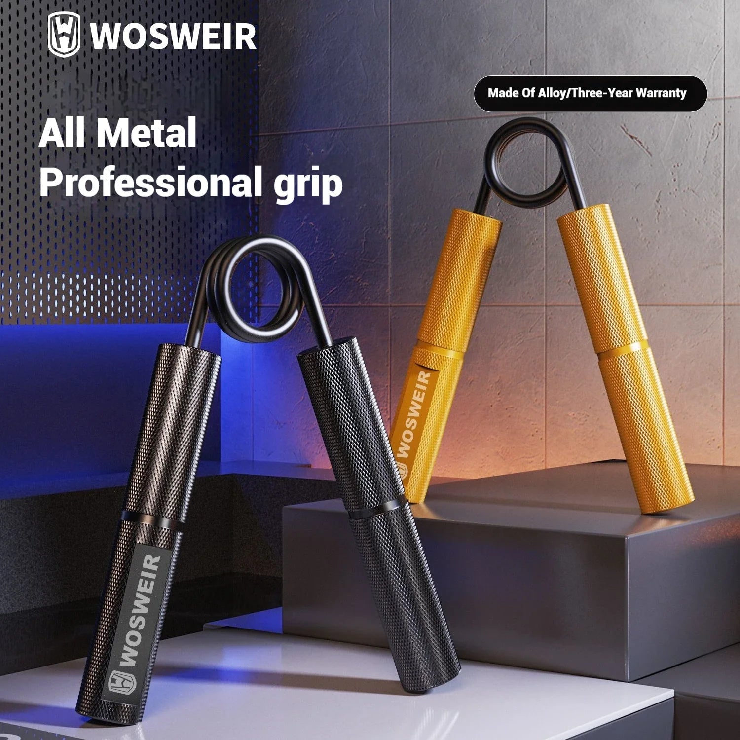 WOSWEIR Entraînneur Force Grip Portable — Rééducation, Anti-Stress & Home Gym - FATAONWOSWEIR Entraînneur Force Grip Portable — Rééducation, Anti-Stress & Home GymFitness & SportFATAON