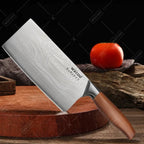 WXCOO couteau de Chef en acier inoxydable, couteau de cuisine domestique Laser motif damas ciseaux à trancher couperet porte-couteau à fruits - FATAONWXCOO couteau de Chef en acier inoxydable, couteau de cuisine domestique Laser motif damas ciseaux à trancher couperet porte-couteau à fruitsSolutions MaisonFATAON