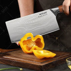 WXCOO couteau de Chef en acier inoxydable, couteau de cuisine domestique Laser motif damas ciseaux à trancher couperet porte-couteau à fruits - FATAONWXCOO couteau de Chef en acier inoxydable, couteau de cuisine domestique Laser motif damas ciseaux à trancher couperet porte-couteau à fruitsSolutions MaisonFATAON