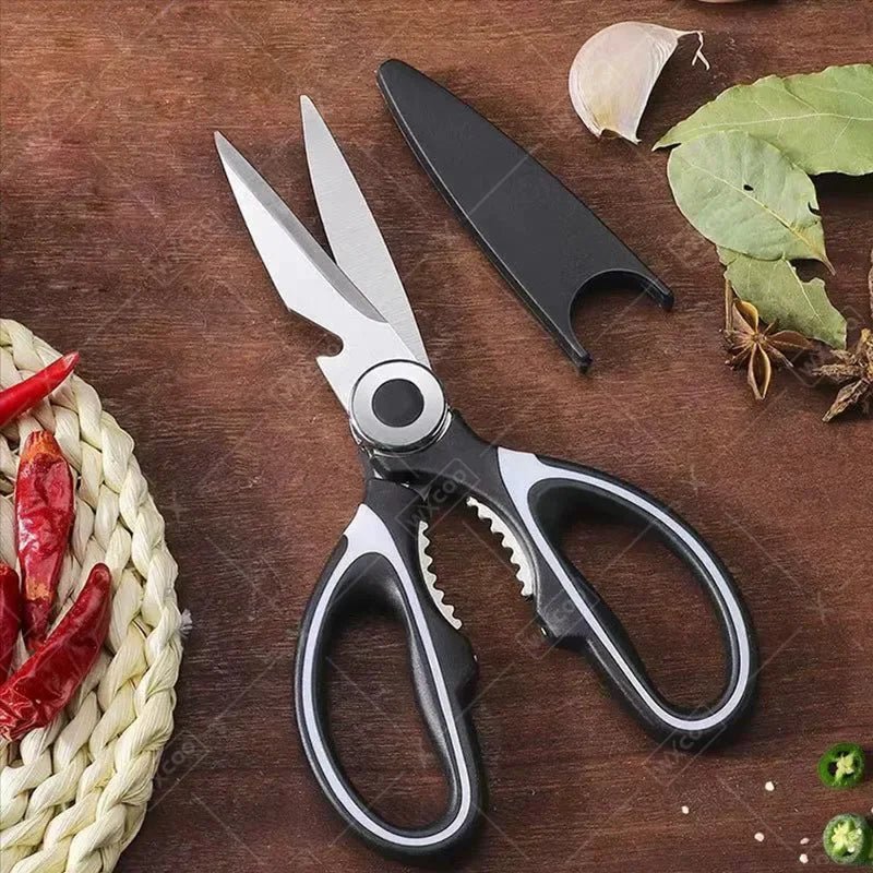 WXCOO couteau de Chef en acier inoxydable, couteau de cuisine domestique Laser motif damas ciseaux à trancher couperet porte-couteau à fruits - FATAONWXCOO couteau de Chef en acier inoxydable, couteau de cuisine domestique Laser motif damas ciseaux à trancher couperet porte-couteau à fruitsSolutions MaisonFATAON