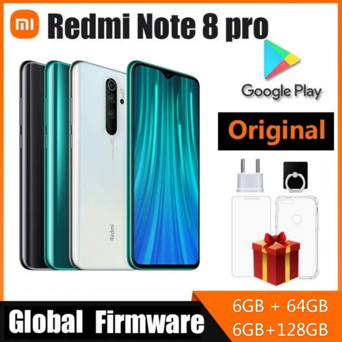 Xiaomi-smartphone, Redmi Note 8 Pro, 6 Go, 64 Go, 128 Go, 4G, Android, téléphone intelligent, pour les touristes - FATAONXiaomi-smartphone, Redmi Note 8 Pro, 6 Go, 64 Go, 128 Go, 4G, Android, téléphone intelligent, pour les touristesProductivité & OrganisationFATAON