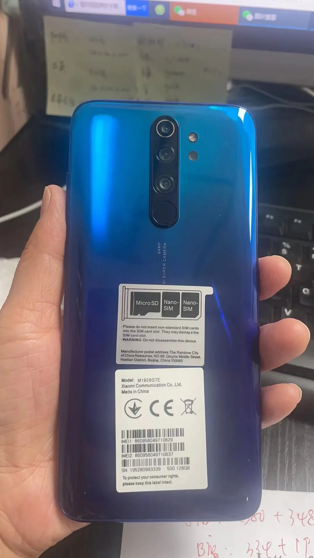 Xiaomi-smartphone, Redmi Note 8 Pro, 6 Go, 64 Go, 128 Go, 4G, Android, téléphone intelligent, pour les touristes - FATAONXiaomi-smartphone, Redmi Note 8 Pro, 6 Go, 64 Go, 128 Go, 4G, Android, téléphone intelligent, pour les touristesProductivité & OrganisationFATAON