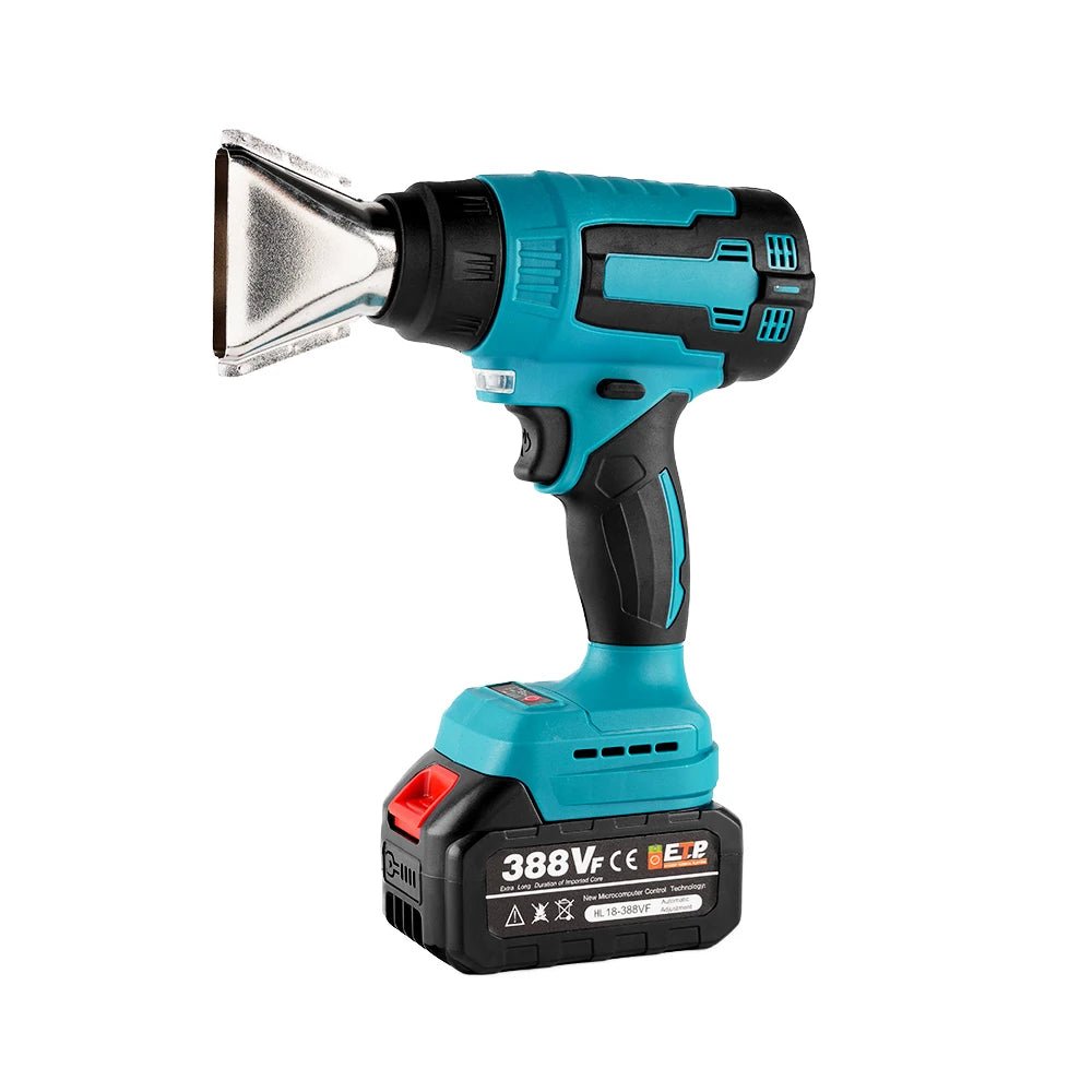 Yofidra 2000W pistolet thermique électrique pistolet à Air chaud portatif sans fil avec 3 buses sèche-cheveux industriel à domicile pour broche de batterie Makita - FATAONYofidra 2000W pistolet thermique électrique pistolet à Air chaud portatif sans fil avec 3 buses sèche-cheveux industriel à domicile pour broche de batterie MakitaOutils & PerformanceFATAON