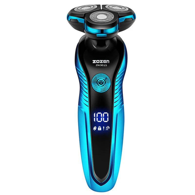 ZOZEN rasoir électrique rasoir électrique lavable Rechargeable corps tondeuse à cheveux Machine à raser pour hommes tondeuse à barbe utilisation sèche et humide - FATAONZOZEN rasoir électrique rasoir électrique lavable Rechargeable corps tondeuse à cheveux Machine à raser pour hommes tondeuse à barbe utilisation sèche et humideBeauté HommeFATAON