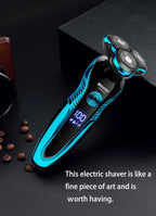 ZOZEN rasoir électrique rasoir électrique lavable Rechargeable corps tondeuse à cheveux Machine à raser pour hommes tondeuse à barbe utilisation sèche et humide - FATAONZOZEN rasoir électrique rasoir électrique lavable Rechargeable corps tondeuse à cheveux Machine à raser pour hommes tondeuse à barbe utilisation sèche et humideBeauté HommeFATAON
