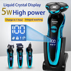 ZOZEN rasoir électrique rasoir électrique lavable Rechargeable corps tondeuse à cheveux Machine à raser pour hommes tondeuse à barbe utilisation sèche et humide - FATAONZOZEN rasoir électrique rasoir électrique lavable Rechargeable corps tondeuse à cheveux Machine à raser pour hommes tondeuse à barbe utilisation sèche et humideBeauté HommeFATAON