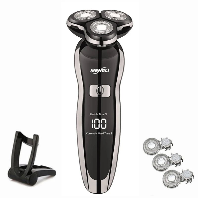 ZOZEN rasoir électrique rasoir électrique lavable Rechargeable corps tondeuse à cheveux Machine à raser pour hommes tondeuse à barbe utilisation sèche et humide - FATAONZOZEN rasoir électrique rasoir électrique lavable Rechargeable corps tondeuse à cheveux Machine à raser pour hommes tondeuse à barbe utilisation sèche et humideBeauté HommeFATAON