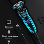 ZOZEN rasoir électrique rasoir électrique lavable Rechargeable corps tondeuse à cheveux Machine à raser pour hommes tondeuse à barbe utilisation sèche et humide - FATAONZOZEN rasoir électrique rasoir électrique lavable Rechargeable corps tondeuse à cheveux Machine à raser pour hommes tondeuse à barbe utilisation sèche et humideBeauté HommeFATAON