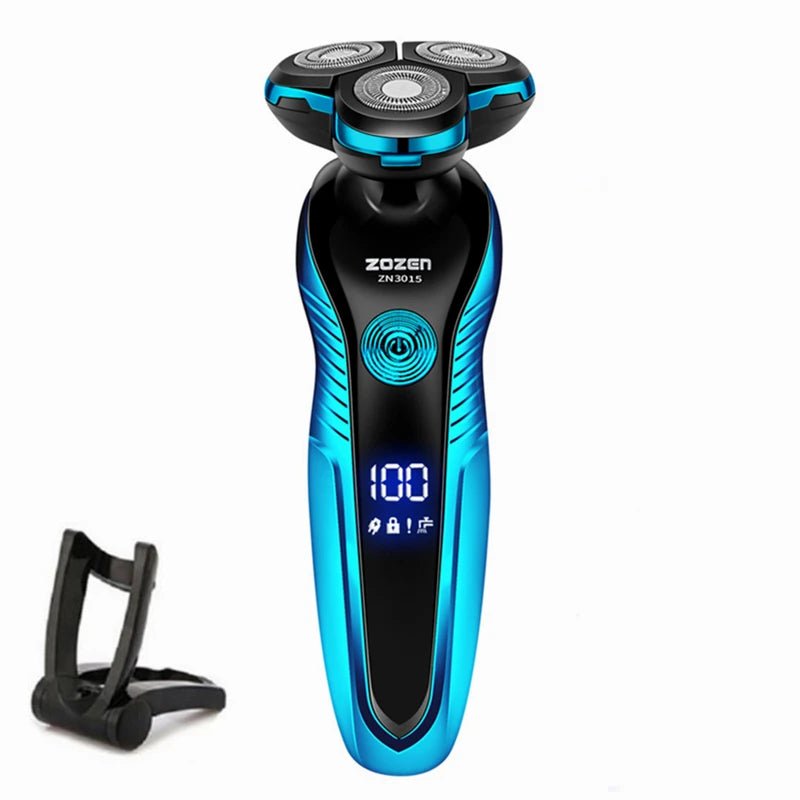 ZOZEN rasoir électrique rasoir électrique lavable Rechargeable corps tondeuse à cheveux Machine à raser pour hommes tondeuse à barbe utilisation sèche et humide - FATAONZOZEN rasoir électrique rasoir électrique lavable Rechargeable corps tondeuse à cheveux Machine à raser pour hommes tondeuse à barbe utilisation sèche et humideBeauté HommeFATAON