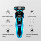 ZOZEN rasoir électrique rasoir électrique lavable Rechargeable corps tondeuse à cheveux Machine à raser pour hommes tondeuse à barbe utilisation sèche et humide - FATAONZOZEN rasoir électrique rasoir électrique lavable Rechargeable corps tondeuse à cheveux Machine à raser pour hommes tondeuse à barbe utilisation sèche et humideBeauté HommeFATAON